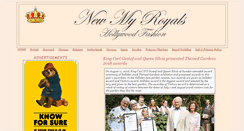 Desktop Screenshot of newmyroyals.com